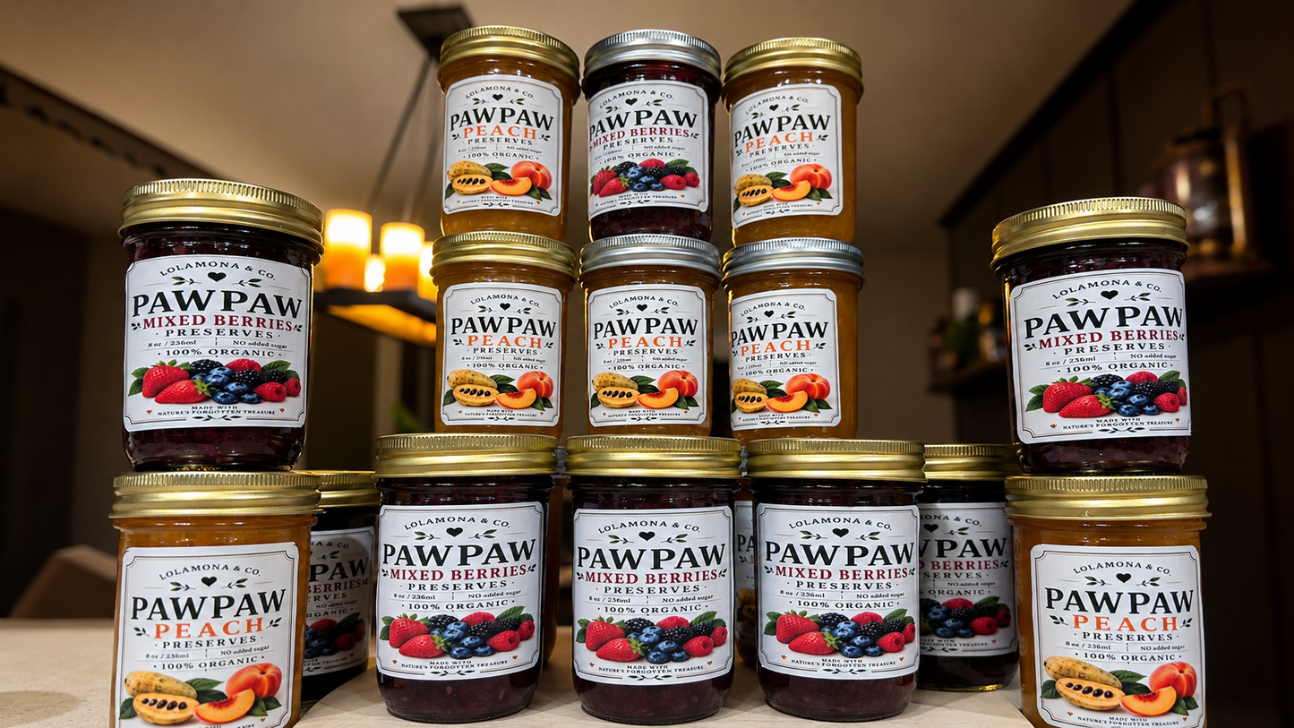 Pawpaw with Mixed Berries