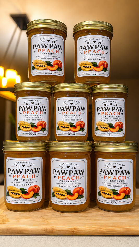 Pawpaw with Peach Preserves