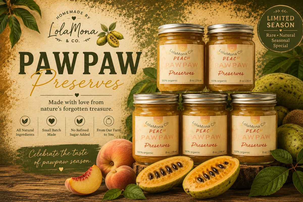 Pawpaw with Peach Preserves