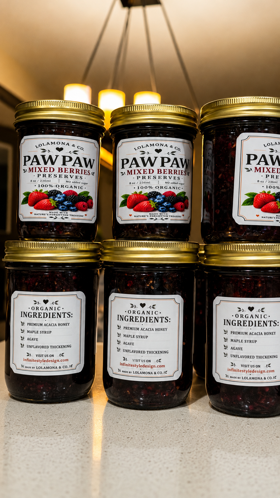 Pawpaw with Mixed Berries