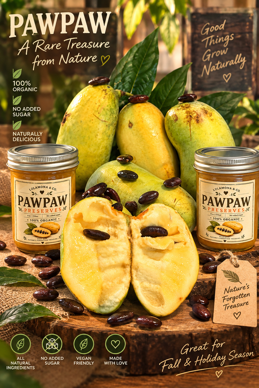2026 SEASON Organic Paw Paw Fruit Preserves: Limited Edition Exotic Jam